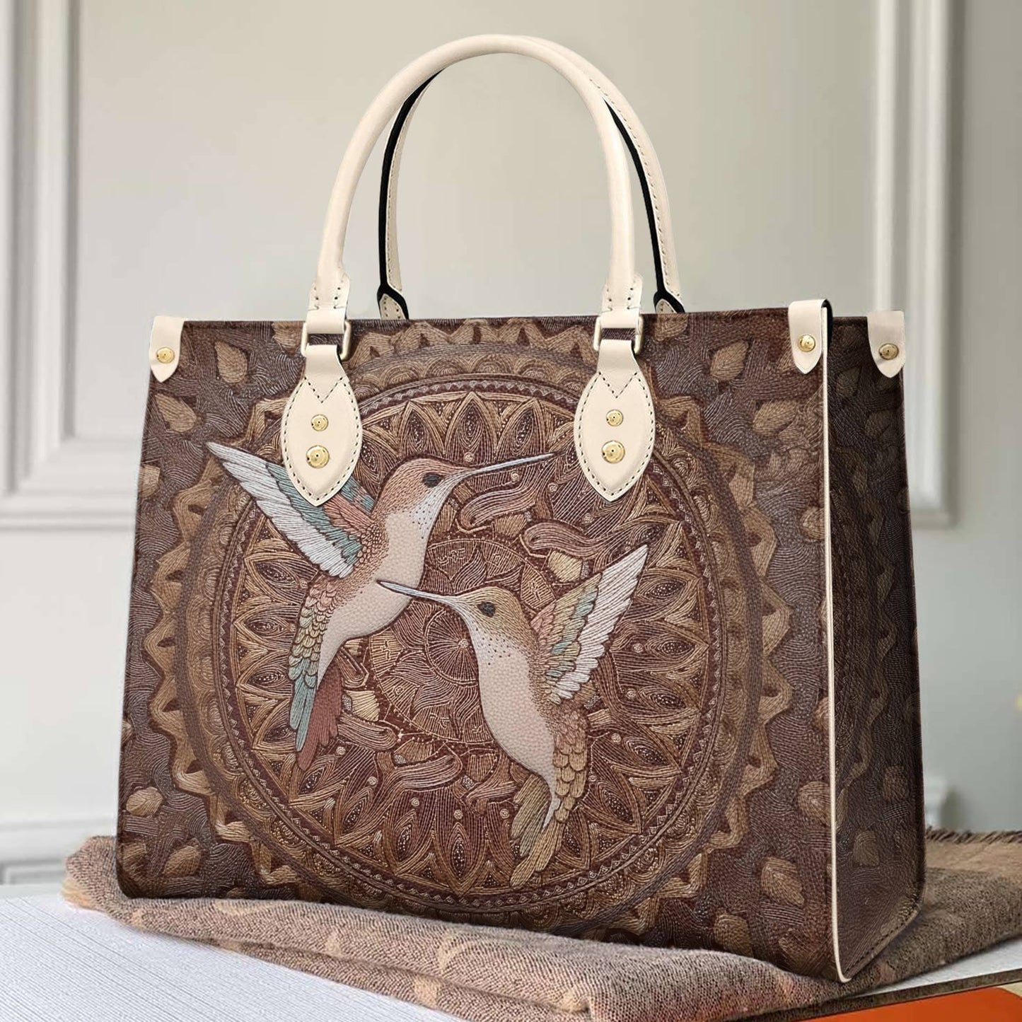 Lorva Hummingbird Leather Bag Soul Mandala