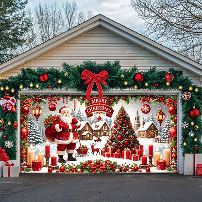 Lorva Christmas Garage Door Banner Decoration Gorgeous