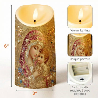 Lorva LED Candle Heavenly Pearl Luxe