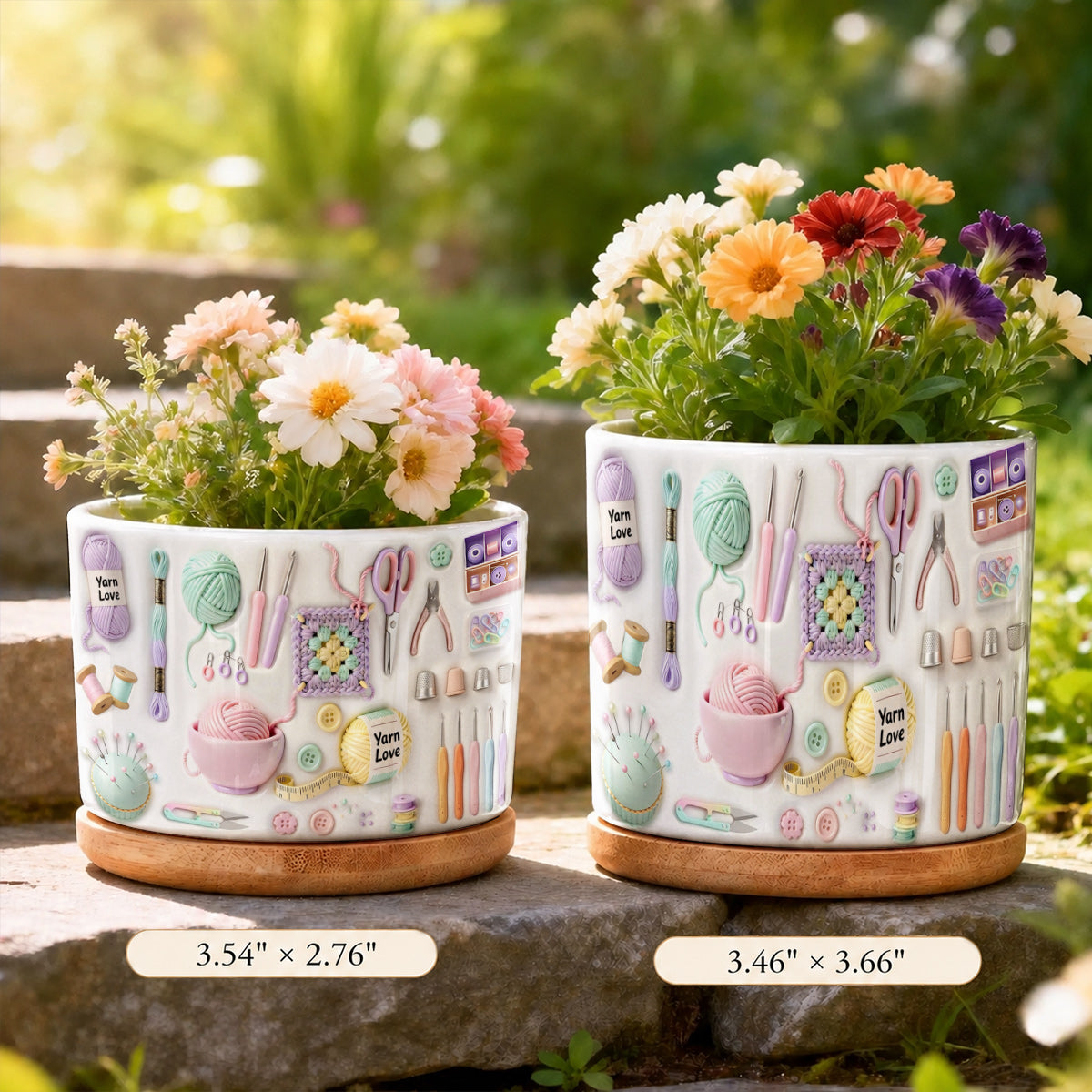 Lorva Yarn Ceramic Plant Pot Yarn Is My Therapy