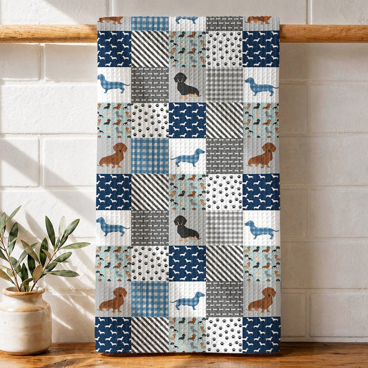 Lorva Dachshund Kitchen Towel Dachshund Delight