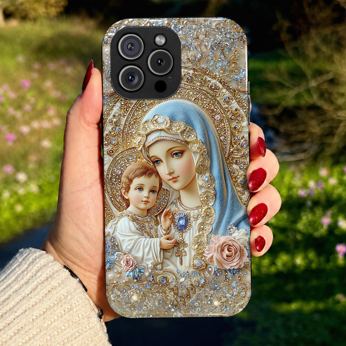 Lorva Phone Case Divine Mother’s Embrace