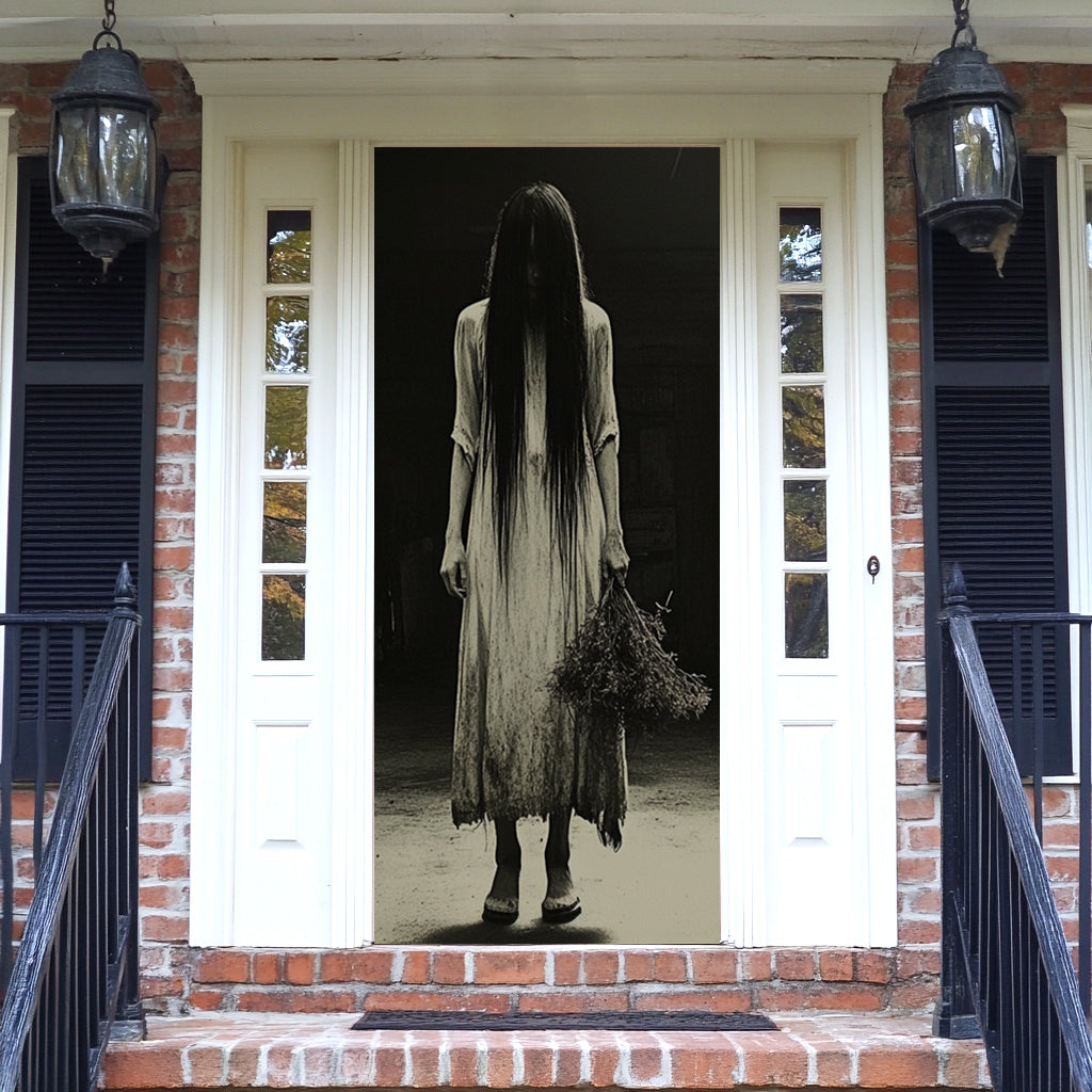 Lorva Halloween Door Cover The Ghostly Girl