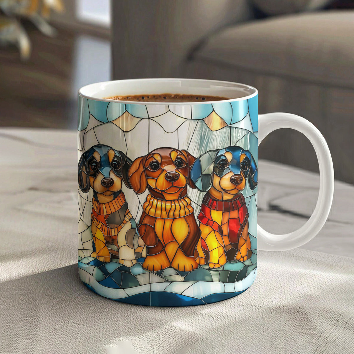 Lorva Dachshund Mug Cute Dachshund Friends