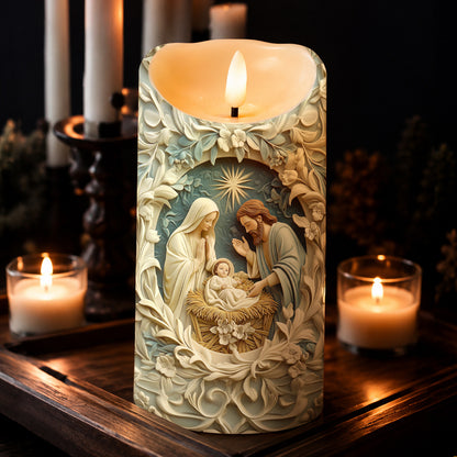 Lorva LED Candle The Blessed Family