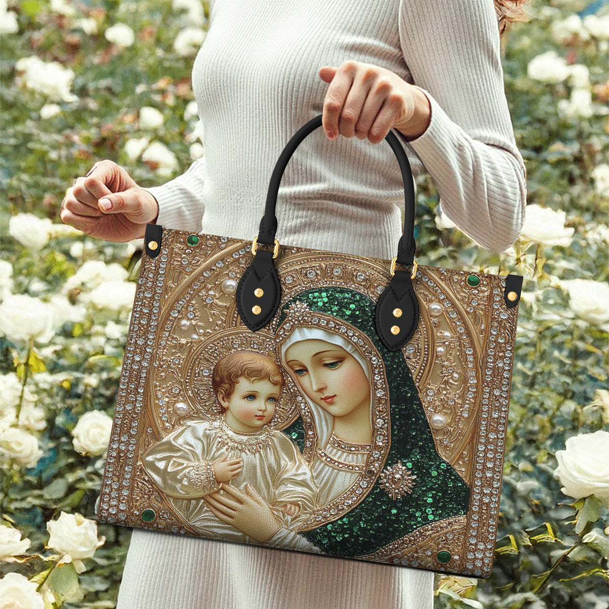 Lorva Virgin Mary Leather Bag Grace