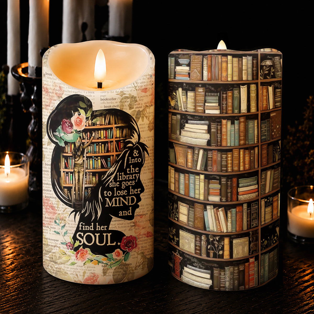 Lorva Reading LED Candle Find Her Soul