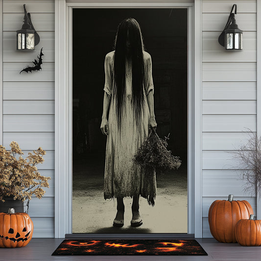 Lorva Halloween Door Cover The Ghostly Girl