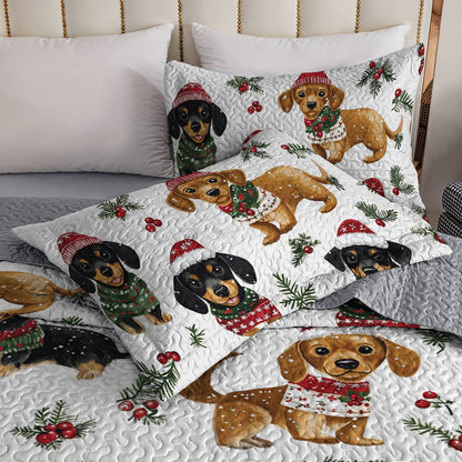 Dachshund Lorva All Season Quilt 3-Piece Set