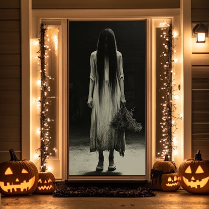 Lorva Halloween Door Cover The Ghostly Girl