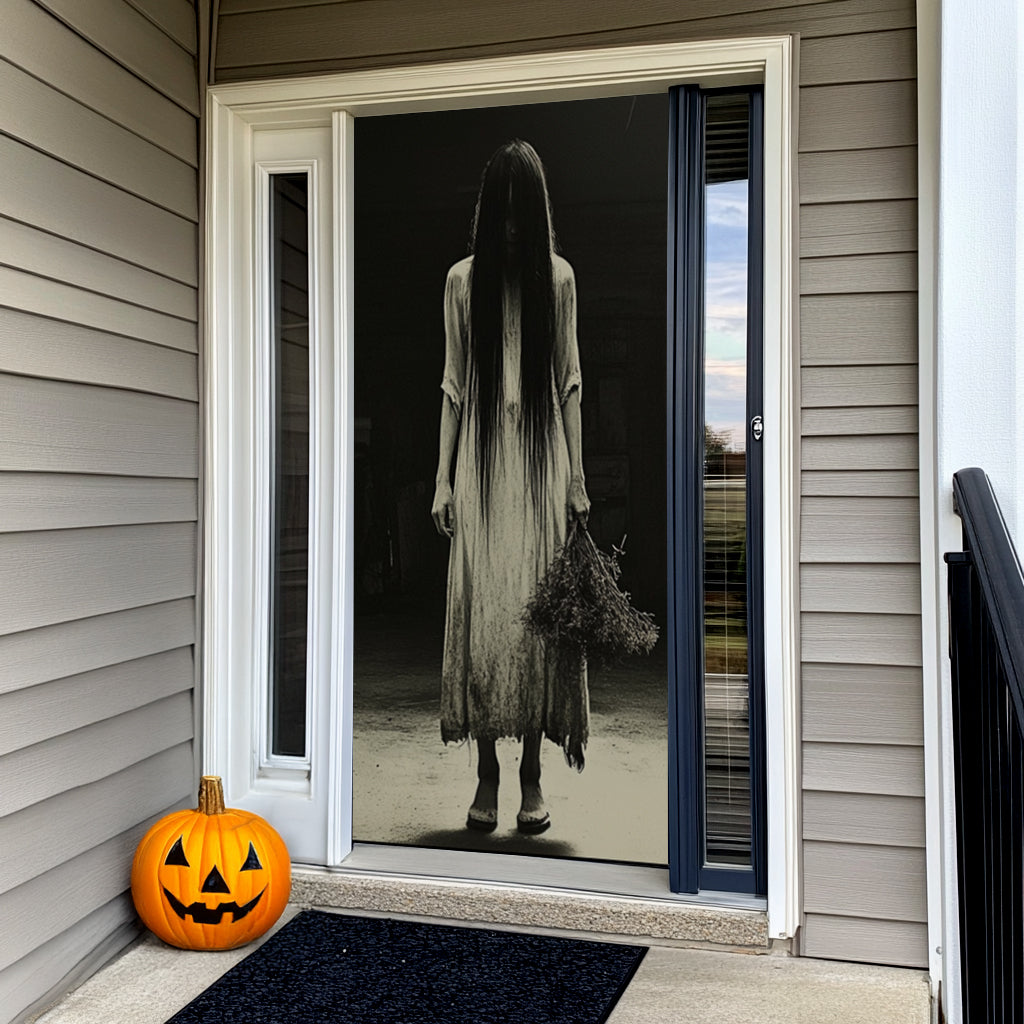 Lorva Halloween Door Cover The Ghostly Girl