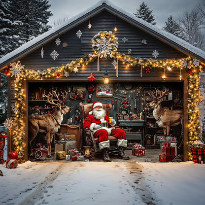 Lorva Christmas Garage Door Banner Decoration Majestic Home