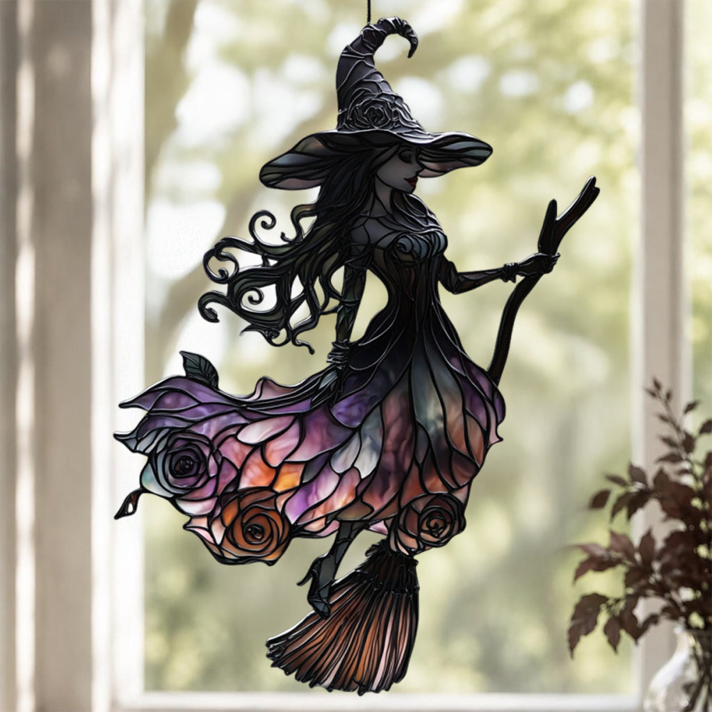 Lorva Witch Suncatcher Enchanted Witch