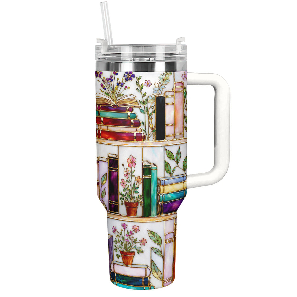 Lorva Reading Tumbler Charming Floral Bookshelf
