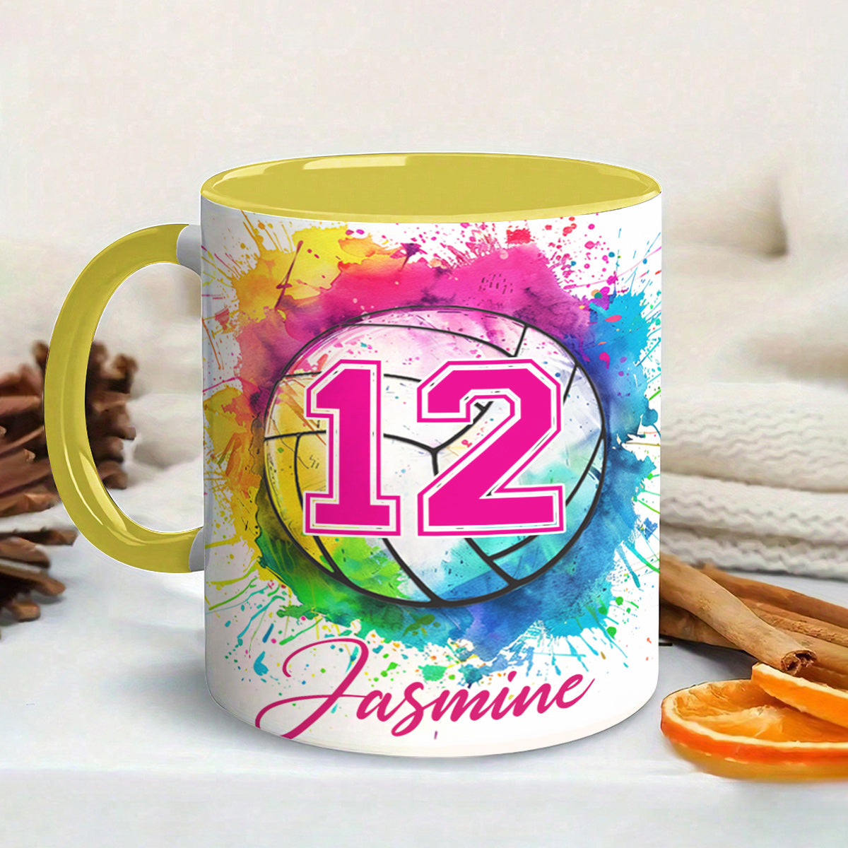 Lorva Personalized Mug Just A Girl Who Loves Volleyball