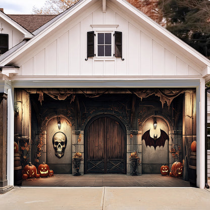 Lorva Halloween Garage Door Banner Decoration Infernal Halloween Gate