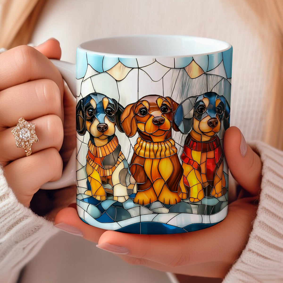 Lorva Dachshund Mug Cute Dachshund Friends