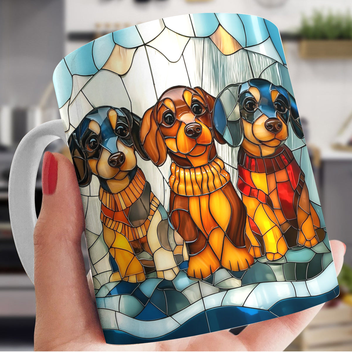 Lorva Dachshund Mug Cute Dachshund Friends