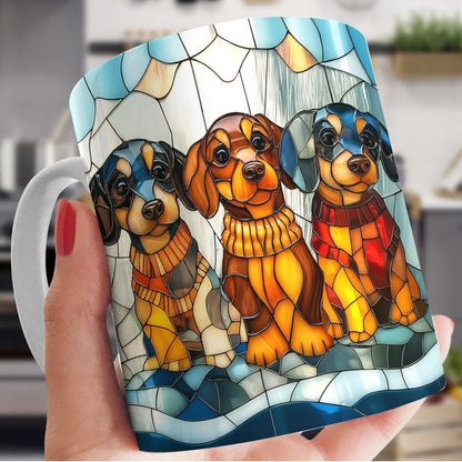 Lorva Dachshund Mug Cute Dachshund Friends