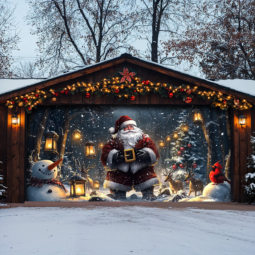 Lorva Christmas Garage Door Banner Decoration Christmas Delight