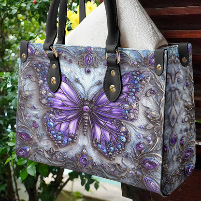Lorva Leather Bag Beautiful Butterfly