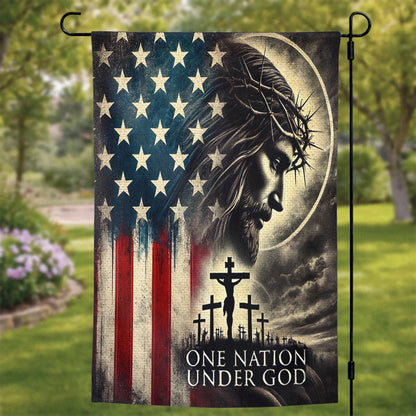 Lorva Garden Flag God Bless America
