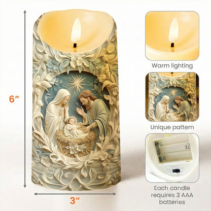 Lorva LED Candle The Blessed Family