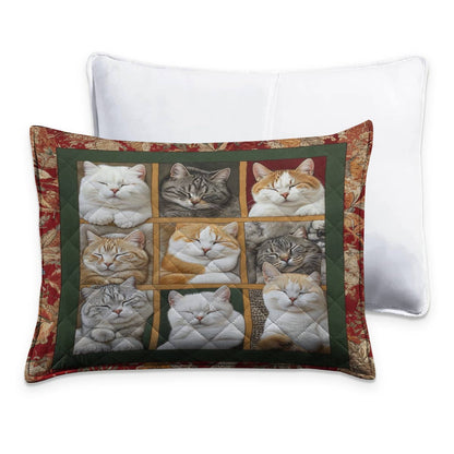 Lorva Quilt Set Dreaming Cats