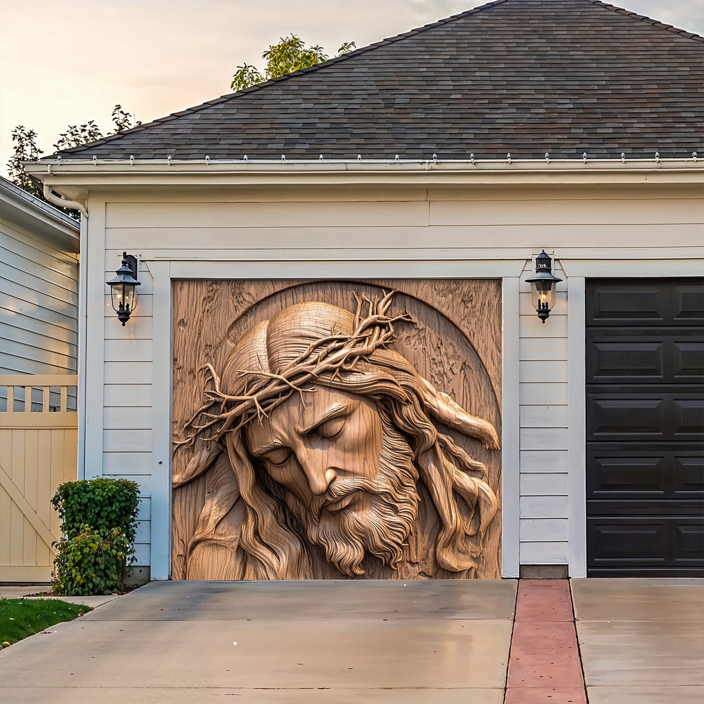 Lorva Garage Door Banner Faith