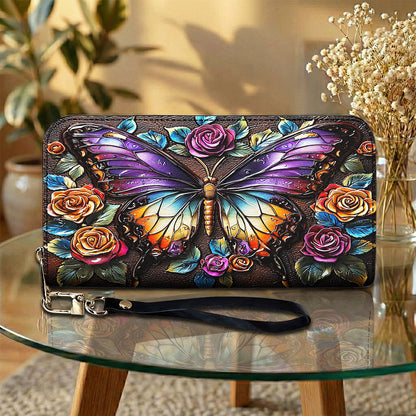 Lorva Butterfly Leather Wallet Gorgeous