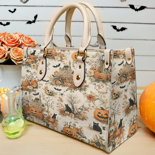 Halloween Lorva Leather Bag Haunting Harvest