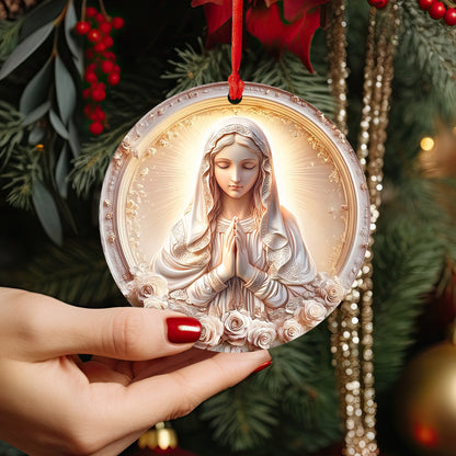Lorva 2D Acrylic Ornament Rose Of The Divine