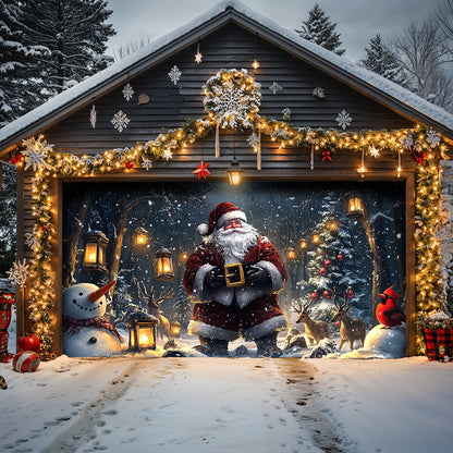 Lorva Christmas Garage Door Banner Decoration Christmas Delight
