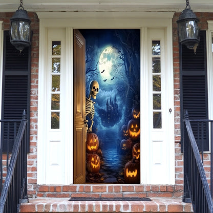 Lorva Halloween Door Cover Skeleton’s Halloween Escape