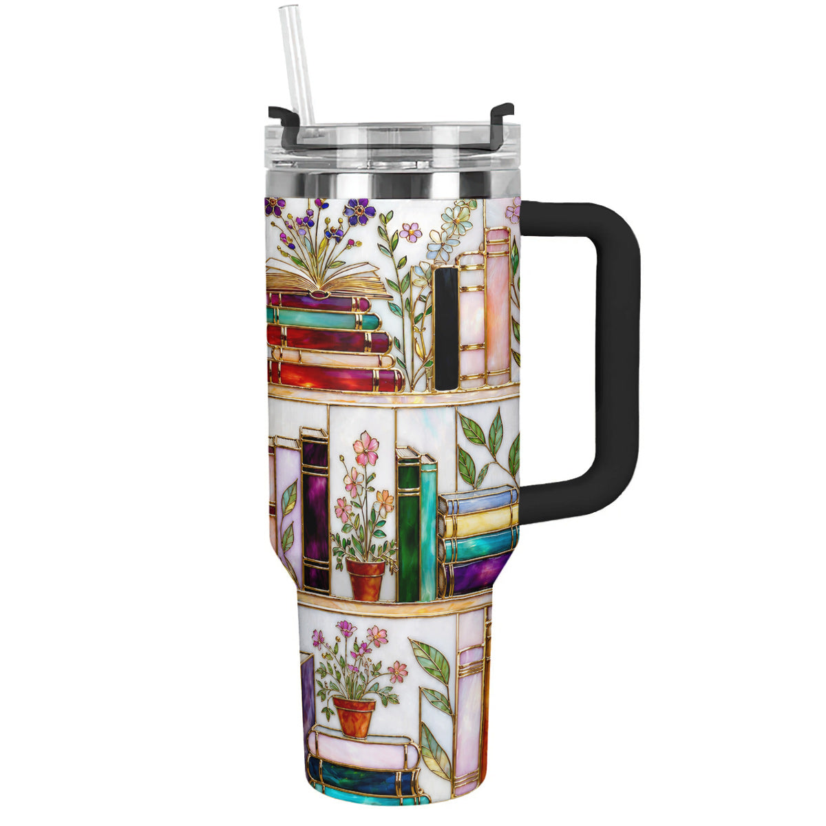 Lorva Reading Tumbler Charming Floral Bookshelf