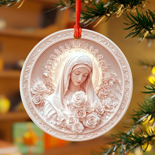 Lorva 2D Acrylic Ornament Gentle Virgin Mary