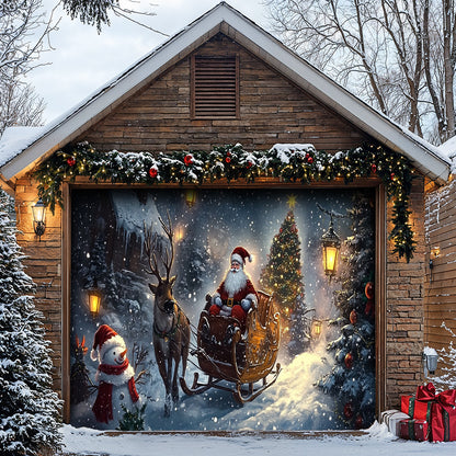Lorva Christmas Garage Door Banner Decoration A Storybook Christmas Night