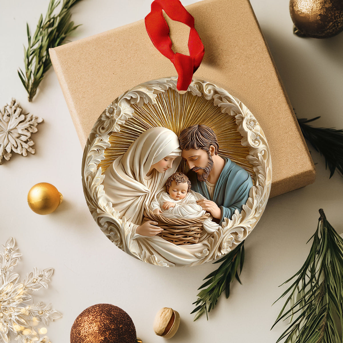 Lorva Acrylic Ornament Holy Embrace