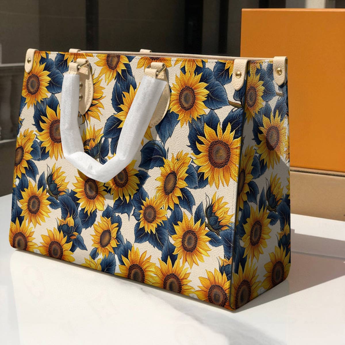 Lorva Leather Bag Twilight Sunflower