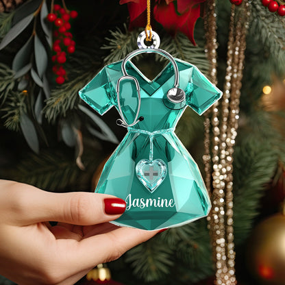 Lorva Nurse Personalized 2D Acrylic Ornament Love