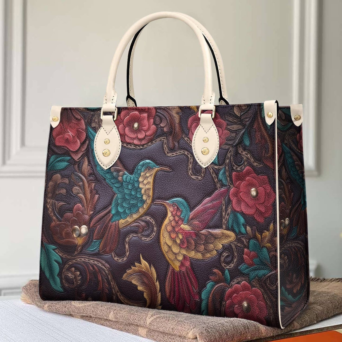 Lorva Hummingbird Leather Bag Petal & Flight