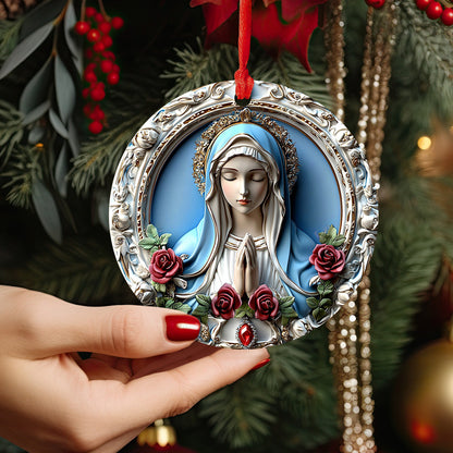 Lorva 2D Acrylic Ornament Sacred Heart Virgin Mary