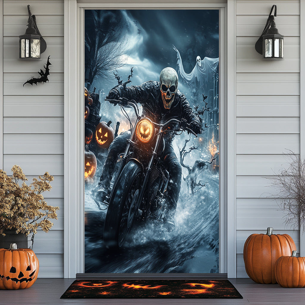 Lorva Halloween Door Cover Nightmare Highway