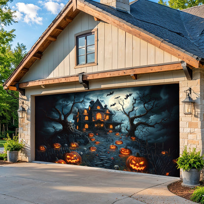 Lorva Halloween Garage Door Banner Decoration A deadly Night