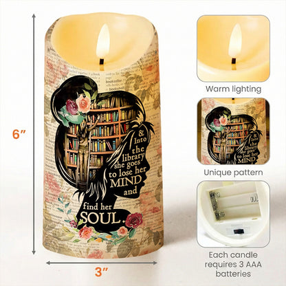 Lorva Reading LED Candle Find Her Soul