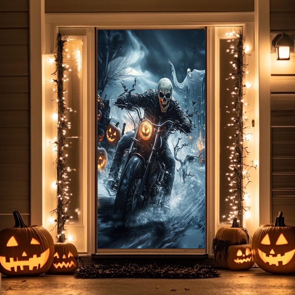 Lorva Halloween Door Cover Nightmare Highway