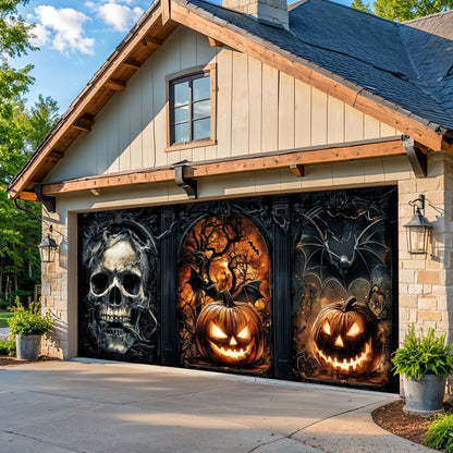 Lorva Halloween Garage Door Banner Decoration Infernal Halloween Gate
