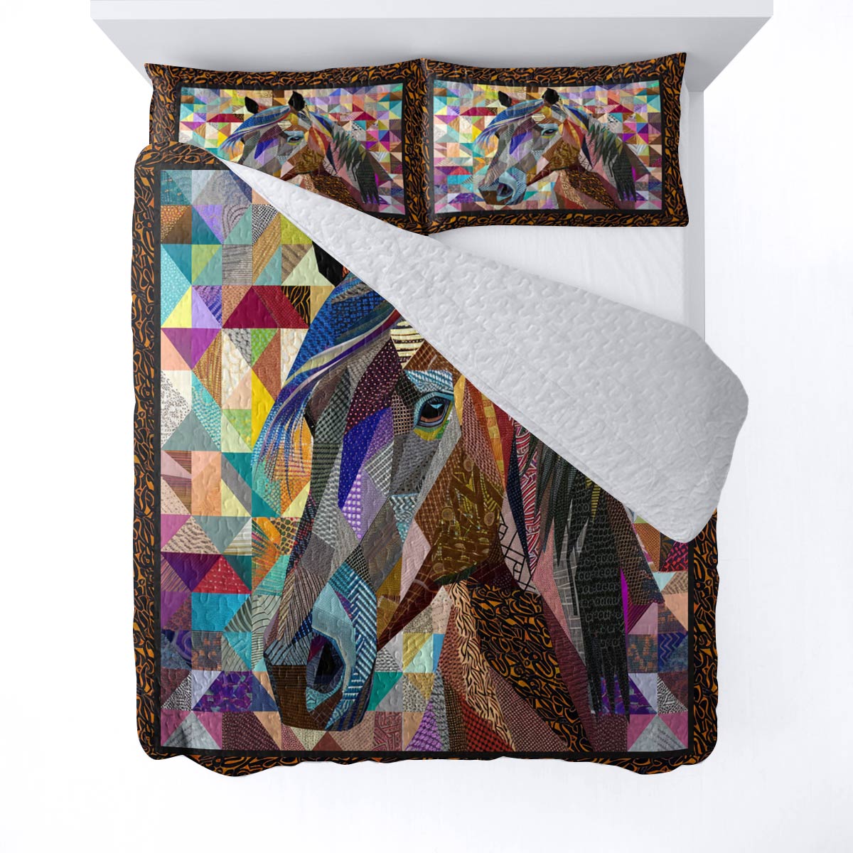 Lorva All Season Quilt 3-Piece Set Gorgeous Horse