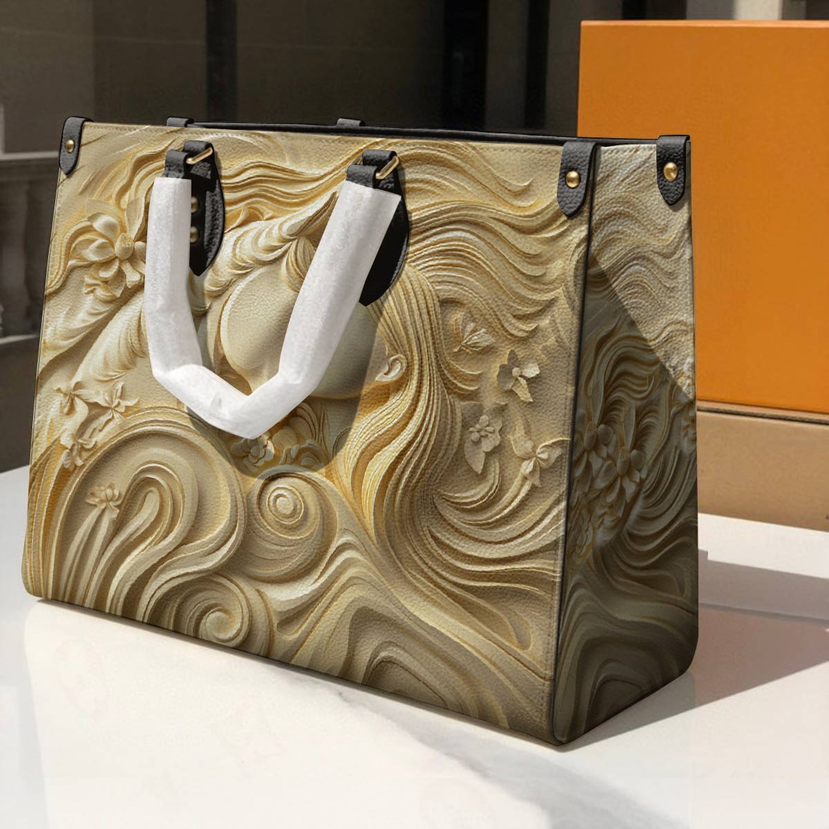 Lorva Horse Leather Bag Celestial Horse Embrace