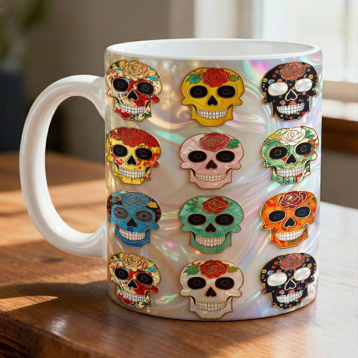 Lorva Mug Colorful Sugar Skulls